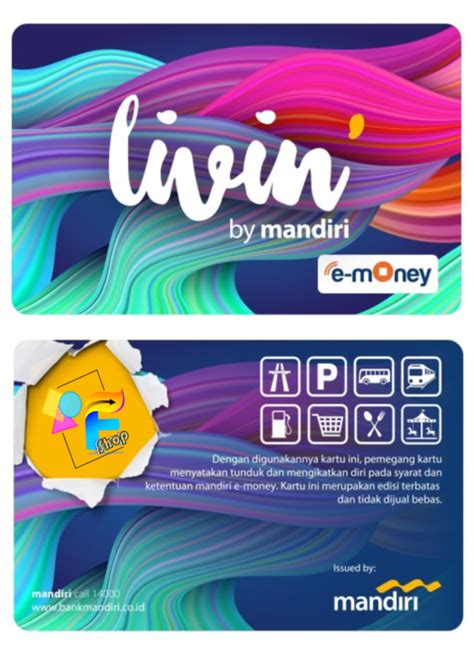 Kartu Emoney Etoll Mandiri Edisi Livin Bumi Langit Lazada Indonesia