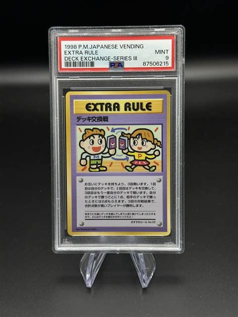 Deck Exchange Extra Rule Japanese Vending Series Iii Pokemon Psa