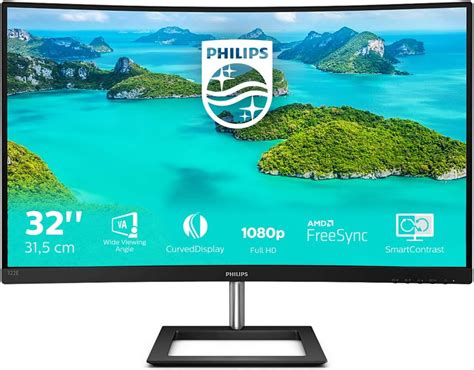 Philips Monitors 322e1c00 32 Curved1500r Full Hd 75hz Va