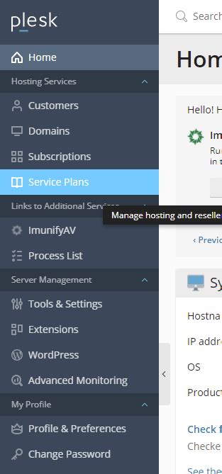 Understanding The Plesk Control Panel Features Interface Liquid Web