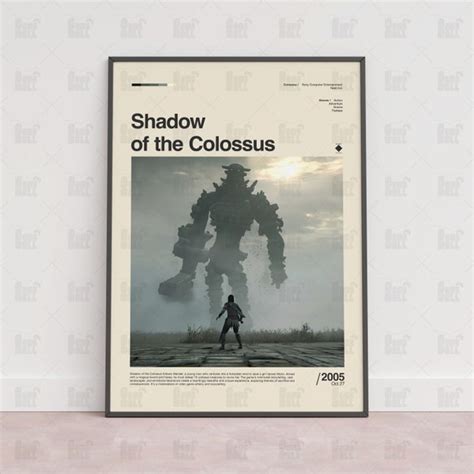 Shadow Of The Colossus Poster Etsy