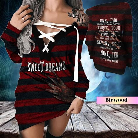 Freddy Krueger Cross Sweater Dress Freddy Krueger Sweater - Etsy