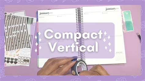 Erin Condren A Compact Vertical Thepaperandpengirl