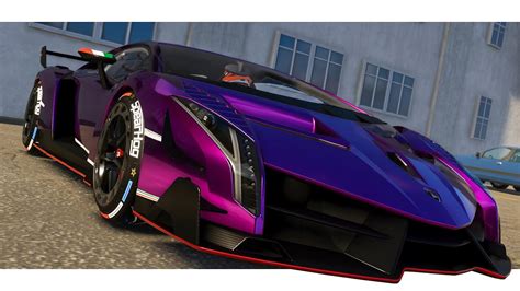 Purple Lamborghini Veneno