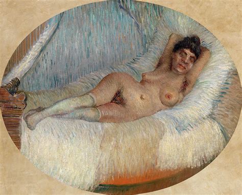 Reclining Nude Painting By Vincent Van Gogh Pixels