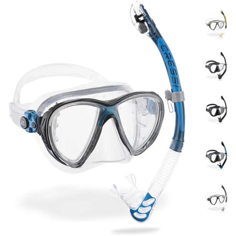 Cressi Premium Quality Snorkeling Adult Set Big Eyes Evolution