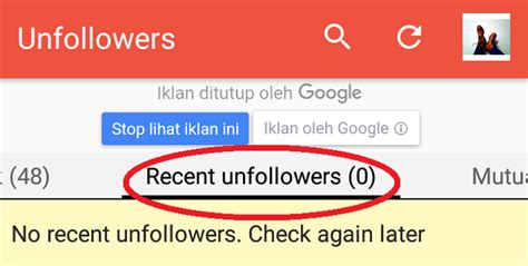 Cara Cek Siapa Yang Unfollow Dan Tidak Follback Instagram Mudah Kok