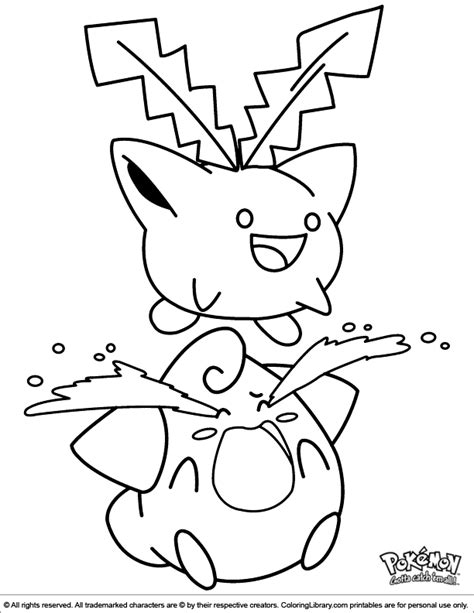 Victini Pokemon Coloring Pages