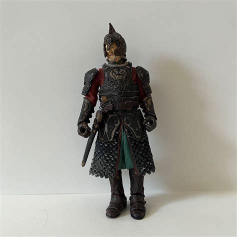 Vintage Lotr Lord Of The Rings King Theoden In Armor Toy Biz Action