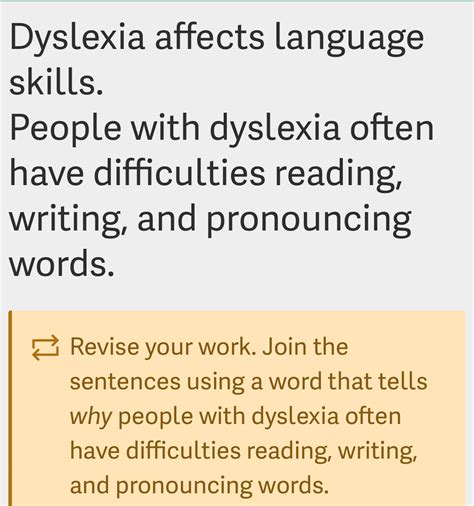 Solved Dyslexia Affects Language Skills People With Dyslexia Often Have Difficulties Reading