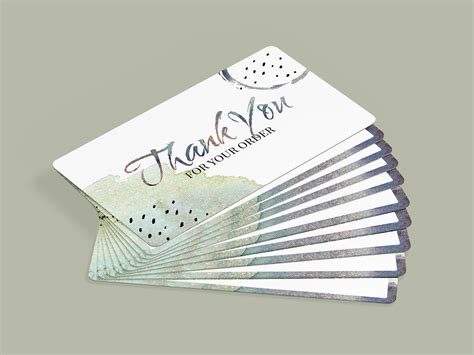 Free Thank You Business Card Template on Behance