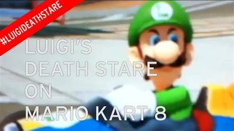 Luigi's death stare from Mario Kart 8 our video guide to the best memes ...