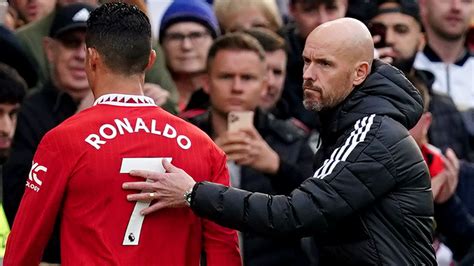 Cristiano Ronaldo Man Utd Boss Erik Ten Hag Addresses Forwards Exit For First Time Football