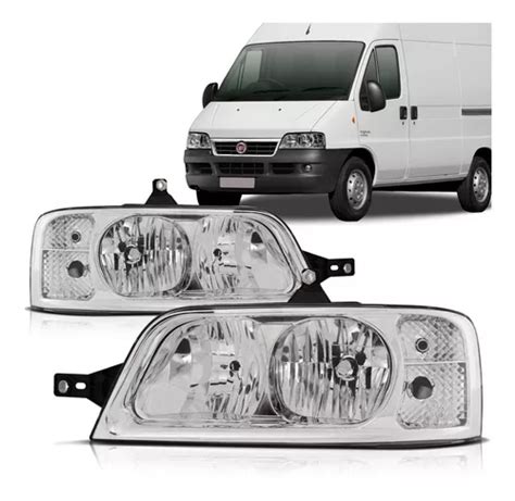 Par Farol Ducato Boxer Jumper 2006 A 2016 Mascara Cromada Frete grátis