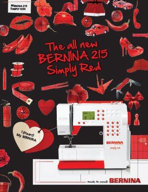 Bernina 215 Simply Red