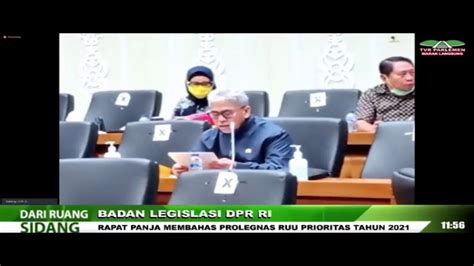 Live Streaming Rapat Panja Penyusunan Prolegnas Ruu Prioritas Tahun