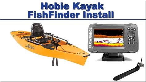 Hobie Kayak Fishfinder Install Youtube