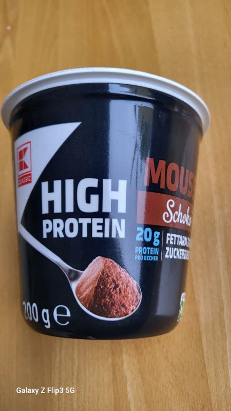 K Classic High Protein Mousse Schoko Kalorien Neue Produkte Fddb