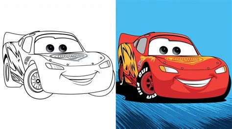 Lightning Mcqueen Coloring Pages - Free Printable PDF Sheets for Kids