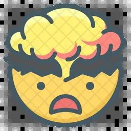 Exploding Head Emoji Emoji Icon - Download in Colored Outline Style