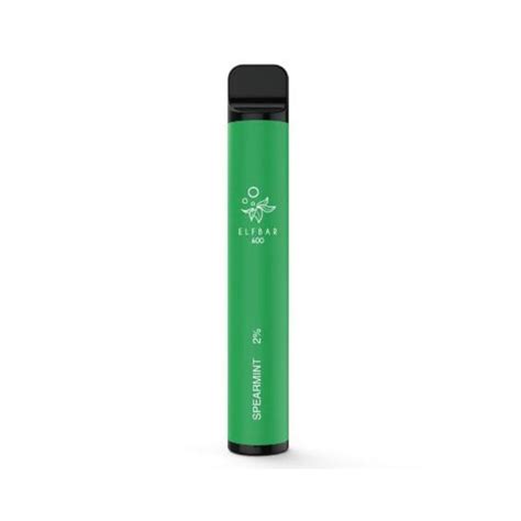 Elf Bar 600 Disposable Spearmint 2 — Vape Direct