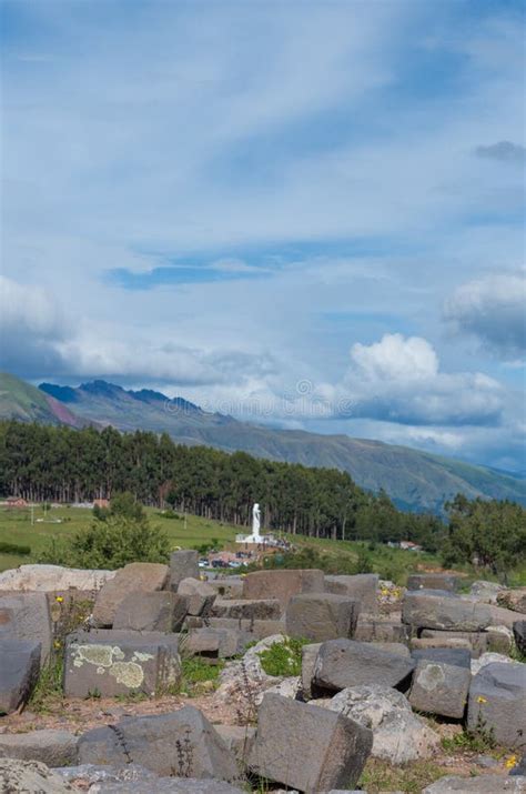 Sacsayhuaman, Inca Ruins in Cusco Peru Stock Photo - Image of famous ...