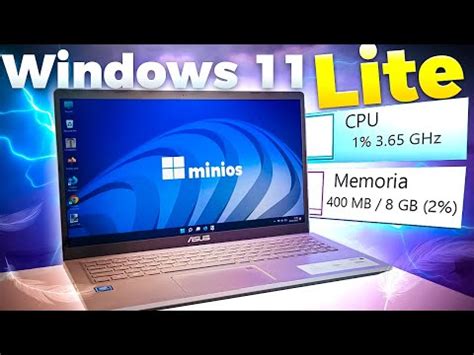 Nuevo Windows 11 Lite MiniOS 2023 El Windows Mas RAPIDO MAXIMO