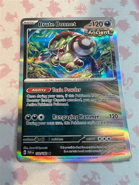 Pokémon TCG Brute Bonnet Paradox Rift 123 182 Reverse Holo Rare eBay