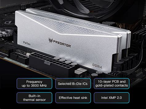 Predator Pallas Ddr4 Ram With B Die Ics