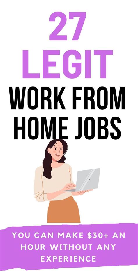 Best Legit Work From Home Jobs With No Experience 2024