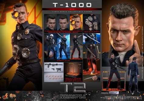 T 1000 2 0 Terminator 2 Judgement Day Hot Toys Collectibles 1 6 Scale Action Figure