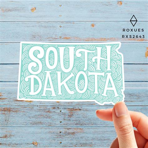 South Dakota State South Dakota Sticker South Dakota Pride South Dakota ...