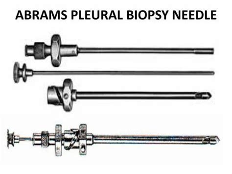 Spectramed Abrams Pleural Biopsy Needle At Rs 1570piece In Chennai Id 19027110088