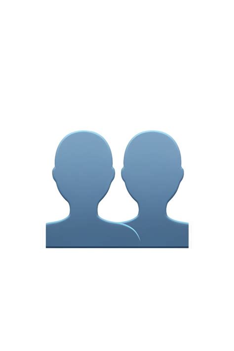 👥 Busts in Silhouette Emoji | Emoji people, Cute emoji wallpaper, World ...