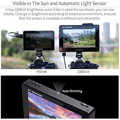 FEELWORLD LUT7 PRO Monitor de Campo para Cámara DSLR de 7 Pulgadas