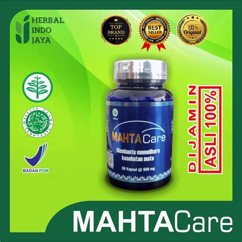 Jual Mahtacare Kapsul Obat Mata Minus Plus Katarak Slinder Original