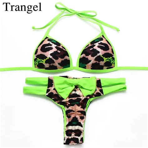 Trangel Bikinis 2019 Mujer Sexy Swimwear Swimsuit Female Women Micro