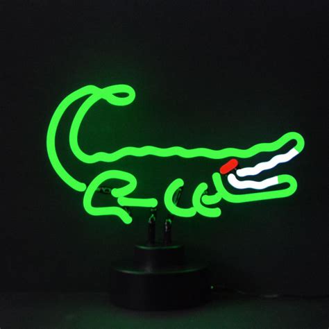 Alligator Neon Sculpture | Neon sculpture, Neon signs, Neon