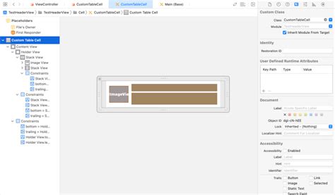 Custom Table View Cells In Uitableview Using Swift Ios Bytes