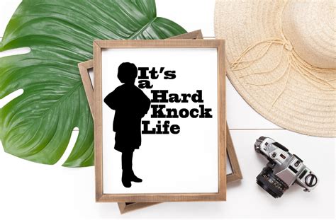 Annie Hard Knock Life Svg Digital File Download Digital Annie