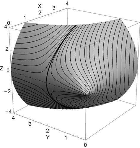 Invariant Cone Z Xy And Level Curves Of The Hamiltonia H The