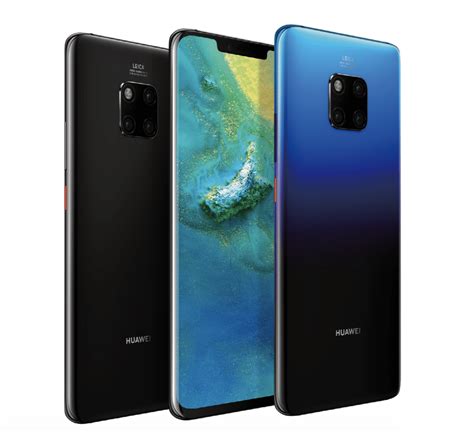 Huawei Mate 20 Lite Mate 20 et Mate 20 Pro caractéristiques prix et