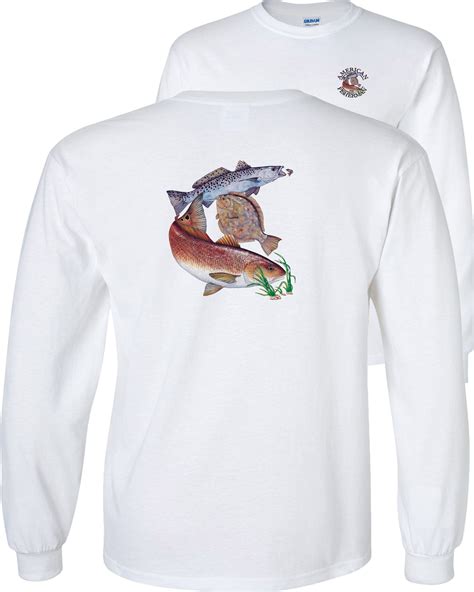 Fair Game Inshore Slam Flounder Redfish Speckled Trout Long Sleeve T