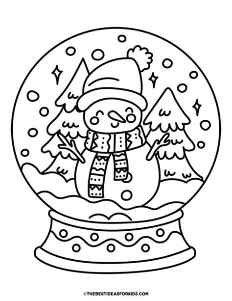 Snowman Coloring Pages (Free Printables) - The Best Ideas for Kids