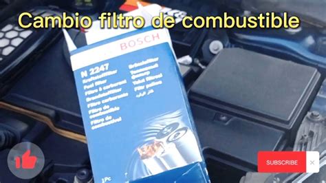 Cambio Filtro De Combustible Renault Megane Youtube