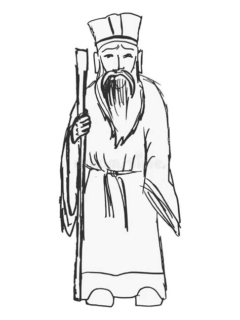 Wise Old Man Sketch