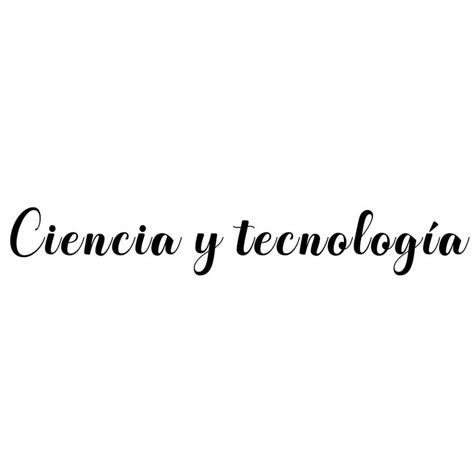 T Tulo De Ciencia Y Tecnolog A Png Caratulas De Ciencias Imprimibles