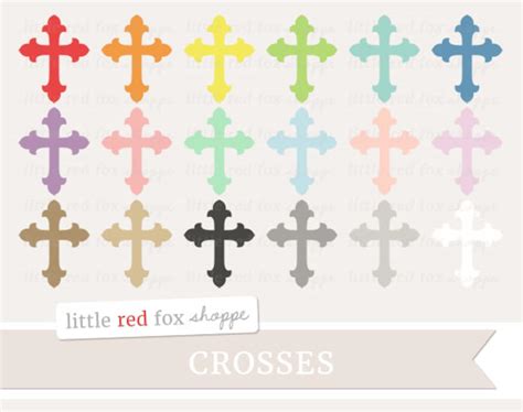 Cross Clipart, Religious Clip Art, Church Clipart, Religion Clipart, Easter Clipart, Icon Cute ...