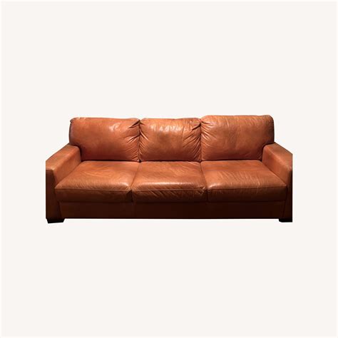 Genuine Leather Sofa, made in Italy - AptDeco