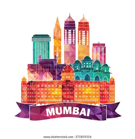 Mumbai Silhouette Vector Illustration Stock Vector Royalty Free